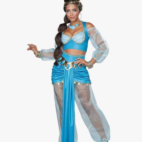 Princess Jasmine costume Fashion Nova Halloween sexy womens - Picture 1 of 9